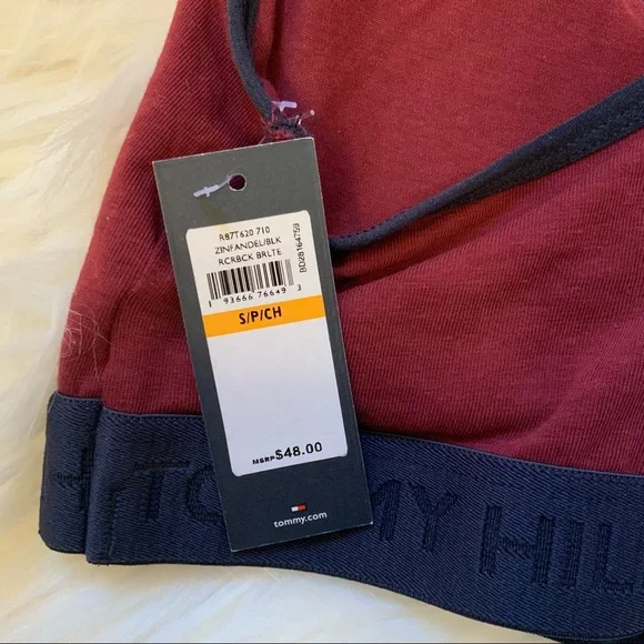 Tommy Hilfiger Cotton Racerback Bralette Set of Two - NWT - Small - Picture 10 of 11